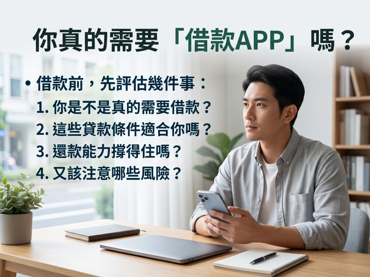 你真的需要「借款APP」嗎