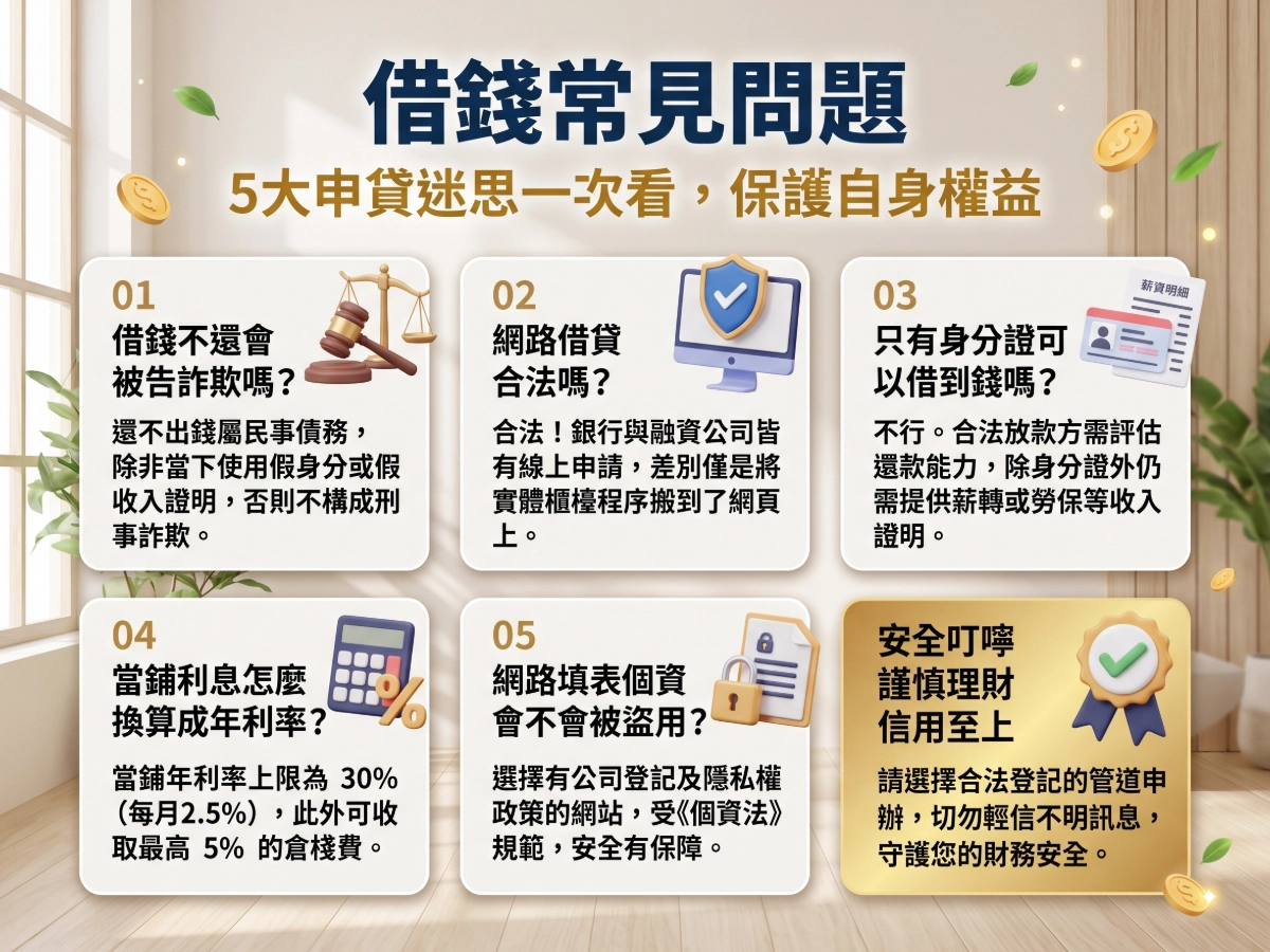 借錢常見問題