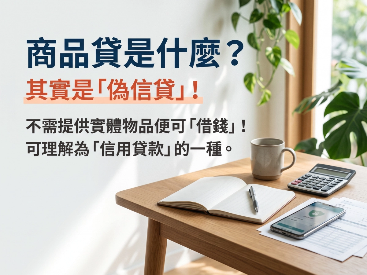 商品貸，其實是偽信貸