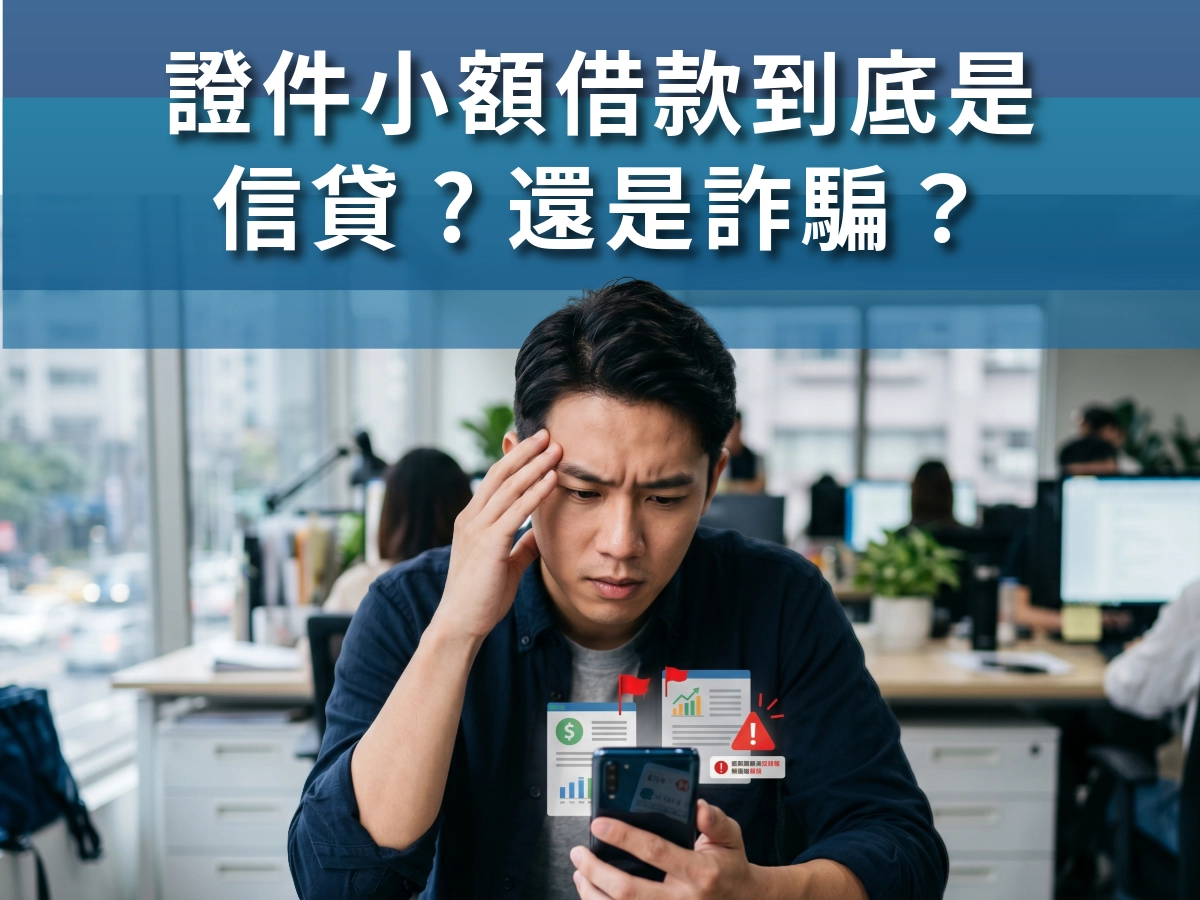 證件小額借款到底是信貸還是詐騙